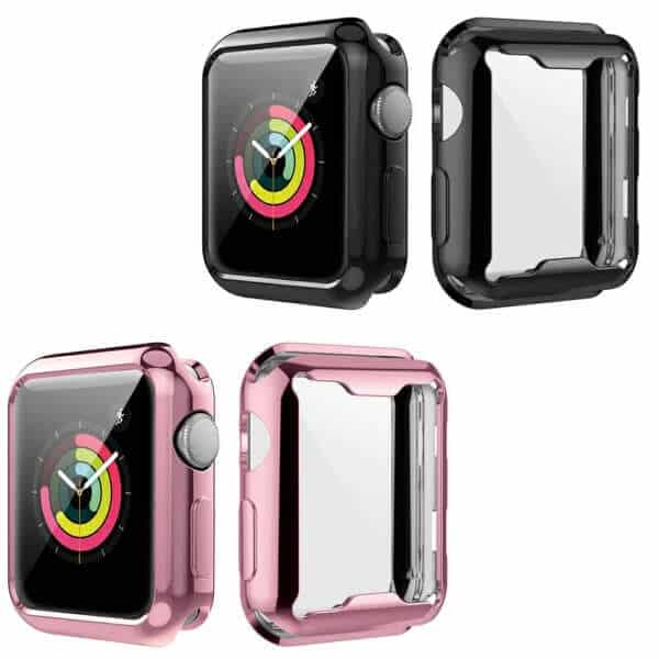 For Apple Watch iWatch Soft Gel Case Full Cover Protector 38 / 40 /41 /42 /44 /45mm For Apple Watch iWatch Soft Gel Case Full Cover Protector 38 / 40 /41 /42 /44 /45mm